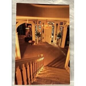 Elvis Home Entrance Hall Graceland Memphis Tennessee Continental Postcard 1991